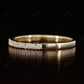 Simple Round Shape Diamond Half Eternity Wedding Band  customdiamjewel   