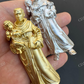 14K Gold St Joseph W Baby Jesus Pendant  customdiamjewel   