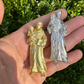 14K Gold St Joseph W Baby Jesus Pendant  customdiamjewel   