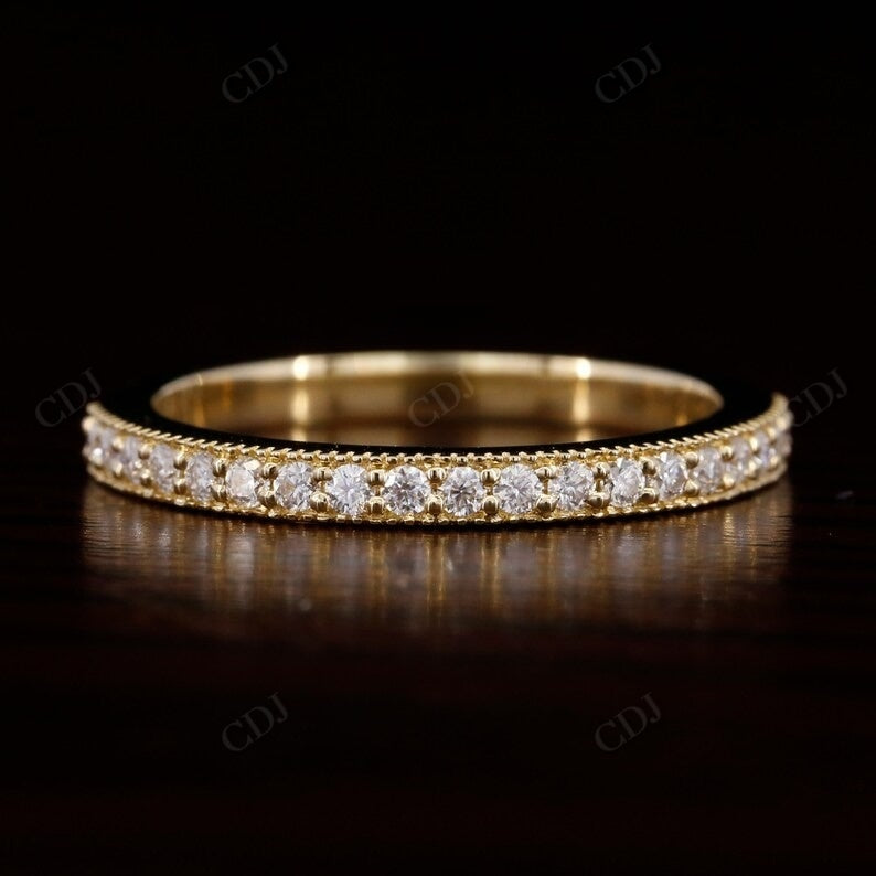 Milgrain 0.2CTW Lab Grown Diamond Band  customdiamjewel   