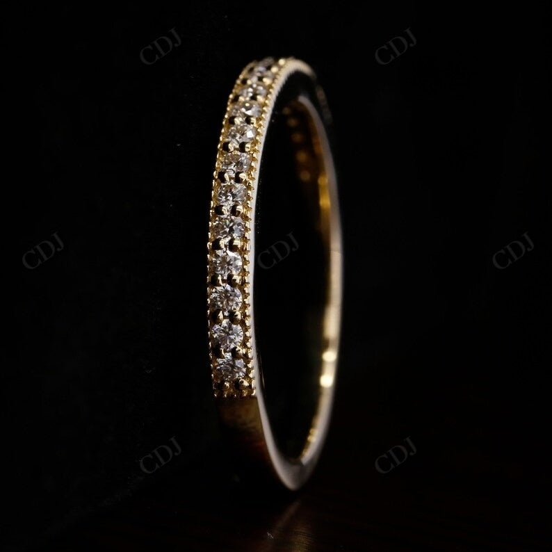 Milgrain 0.2CTW Lab Grown Diamond Band  customdiamjewel   