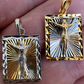 14K Gold Cross Jesus Medallion Pendant For Men  customdiamjewel   