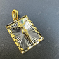 14K Gold Cross Jesus Medallion Pendant For Men  customdiamjewel   