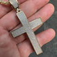 10K Yellow Gold Diamond Cross Pendant  customdiamjewel   