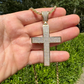 10K Yellow Gold Diamond Cross Pendant  customdiamjewel   