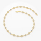 Natural diamond 14k Solid Gold Dainty Milgrain Bracelet  customdiamjewel   