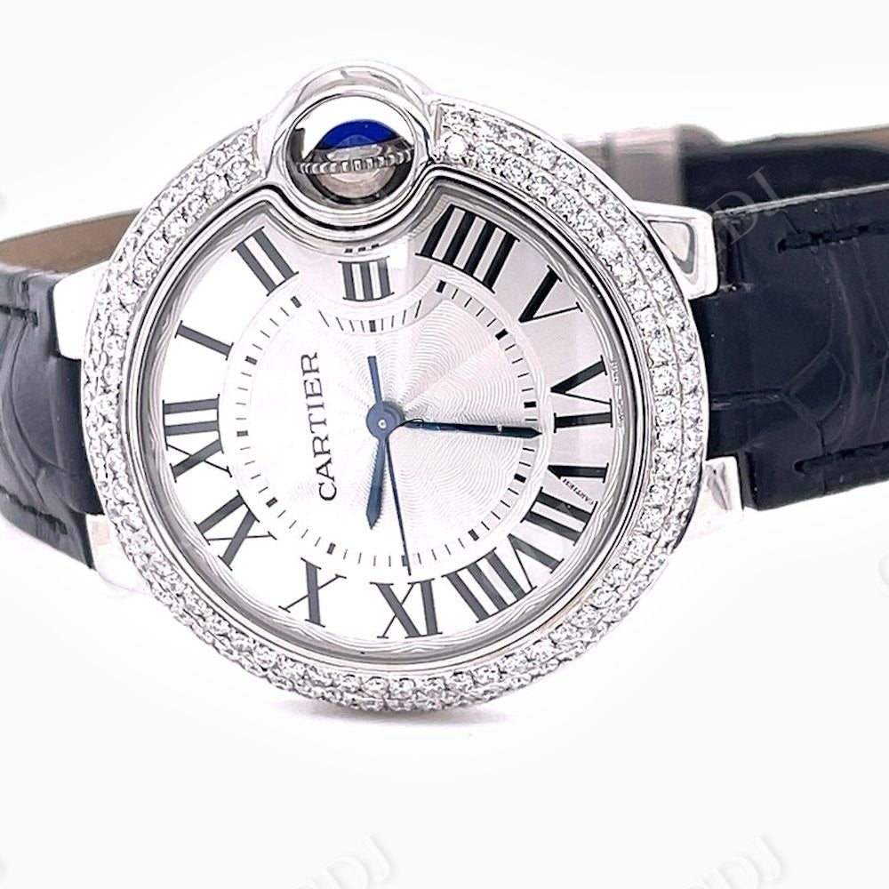 Cartier Custom Diamond Watch  customdiamjewel   