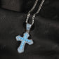 Moissanite Diamond Iced Out Custom Cross Pendant  CustomDiamJewel   