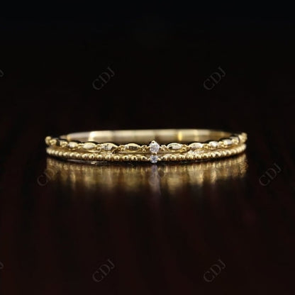 Half Etenity 14K solid Gold Real Diamond Bubble Wedding Band  customdiamjewel Sterling Silver Yellow Gold VVS-EF