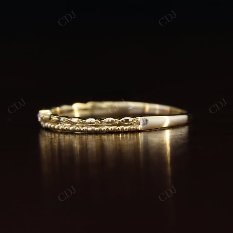 0.04CTW Lab Grown Diamond Wedding Band Woman  customdiamjewel   