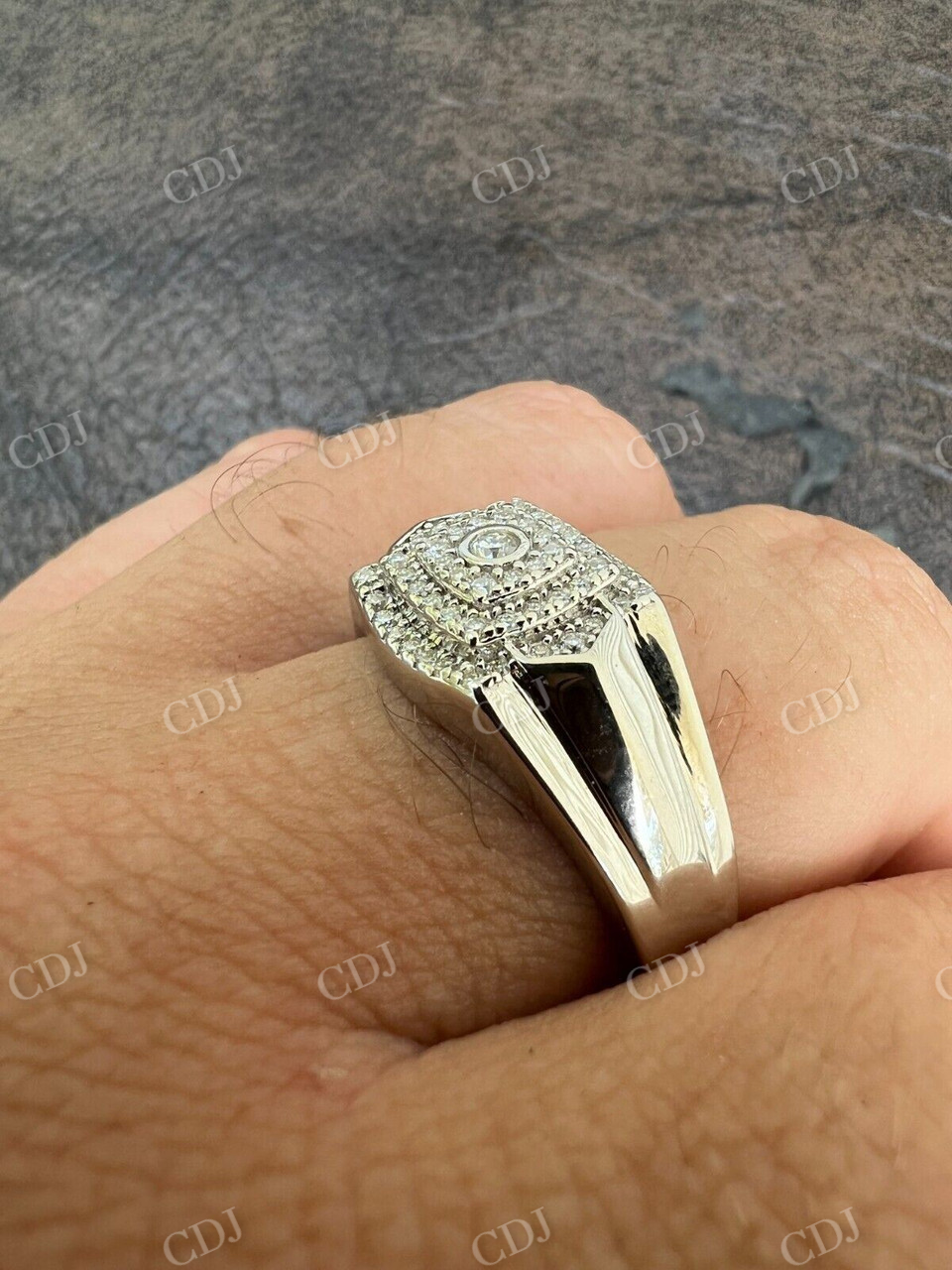 Designer Diamond Hip Hop Iced Ring  customdiamjewel   