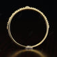 Half Etenity 14K solid Gold Real Diamond Bubble Wedding Band  customdiamjewel   