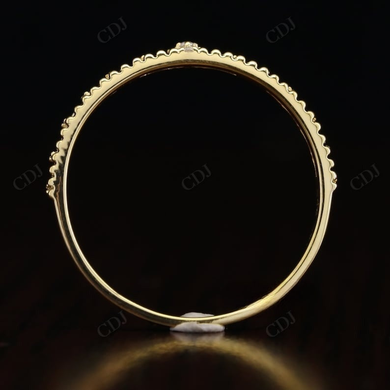 0.04CTW Lab Grown Diamond Wedding Band Woman  customdiamjewel   