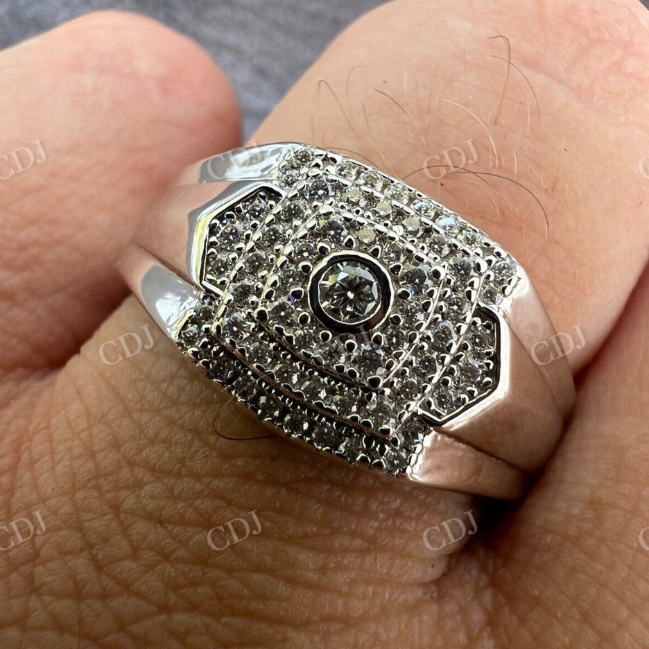 Designer Diamond Hip Hop Iced Ring  customdiamjewel   