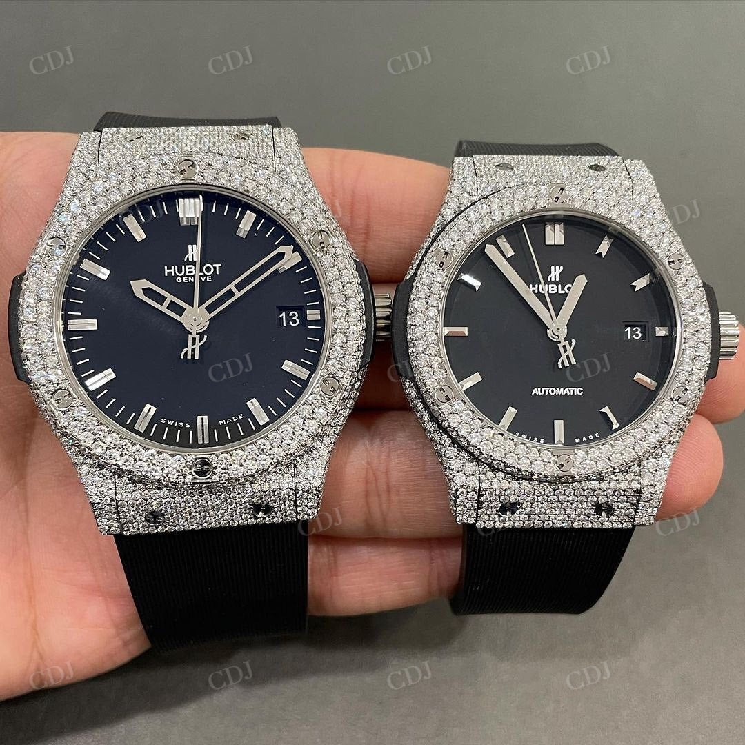 Hip Hop Diamond Customized Watches  customdiamjewel   