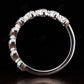 Bezel Setting Eternity 2.7CTW Heart Cut Lab Grown Diamond Wedding Band  customdiamjewel   