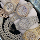 Custom Bling Hip Hop Diamond Watch  customdiamjewel   