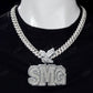 Hip Hop Customized Letter Pendant hip hop jewelry CustomDiamJewel   