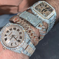 Custom Bling Hip Hop Diamond Watch  customdiamjewel   