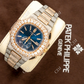 Blue Dial Chrono Hip Hop Watches  customdiamjewel   