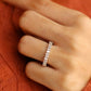 Half Eternity Natural Oval Diamond Band Women  customdiamjewel   