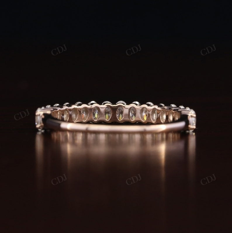 Half Eternity Natural Oval Diamond Band Women  customdiamjewel   