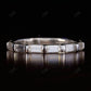 Unique Baguette Natural Diamond Full Eternity Wedding Band  customdiamjewel Sterling Silver White Gold VVS-EF