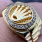 Round Cut Diamond Rolex Crown Hip Hop Ring  customdiamjewel   