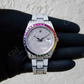 Rolex Rainbow Bezel Fully Diamond Watch  customdiamjewel   