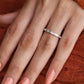 1.8CT Baguette Cut Lab Grown Diamond Wedding Band  customdiamjewel   