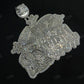 925 Silver Iced Out VVS Moissanite Diamond Pendanta  customdiamjewel   