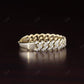 Natural Diamond Cuban Link Chain Wedding Band  customdiamjewel   