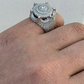 King Crown Diamond Bust Down Hip Hop Ring  customdiamjewel   