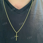 925 Sterling Silver Plain Cross Pendant For Men  customdiamjewel   