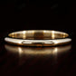 Stacking Plain 14K Solid Gold Wedding Band Woman  customdiamjewel   