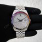 Custom Rolex Rainbow Bezel Diamond Watch  customdiamjewel   