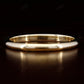 Stacking Plain 14K Solid Gold Wedding Band Woman  customdiamjewel   