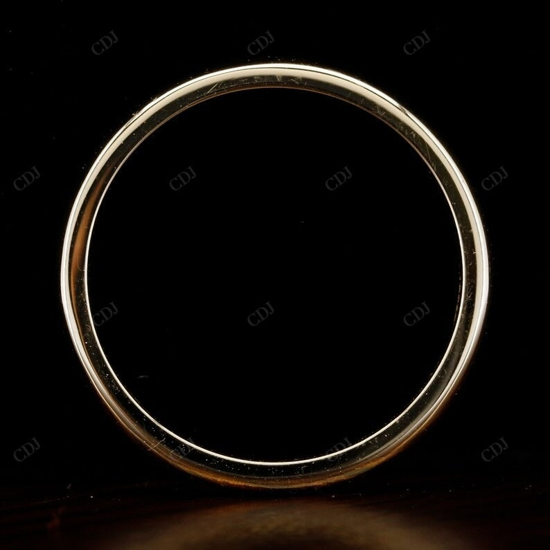 2mm Plain Yellow Gold Wedding Band  customdiamjewel   