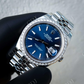 Blue Dial Diamond Bezel Rolex Watch  customdiamjewel   