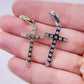 Hip Hop Iced Out Cross Diamond Pendant  customdiamjewel   