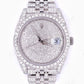 Fully Diamond Rolex Custom Watch  customdiamjewel   