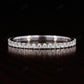 Lab Grown Diamond 0.2CTW Eternity Wedding Band  customdiamjewel 10KT White Gold VVS-EF