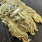 14K Gold Jesus Piece Iced Diamond Pendant  customdiamjewel   