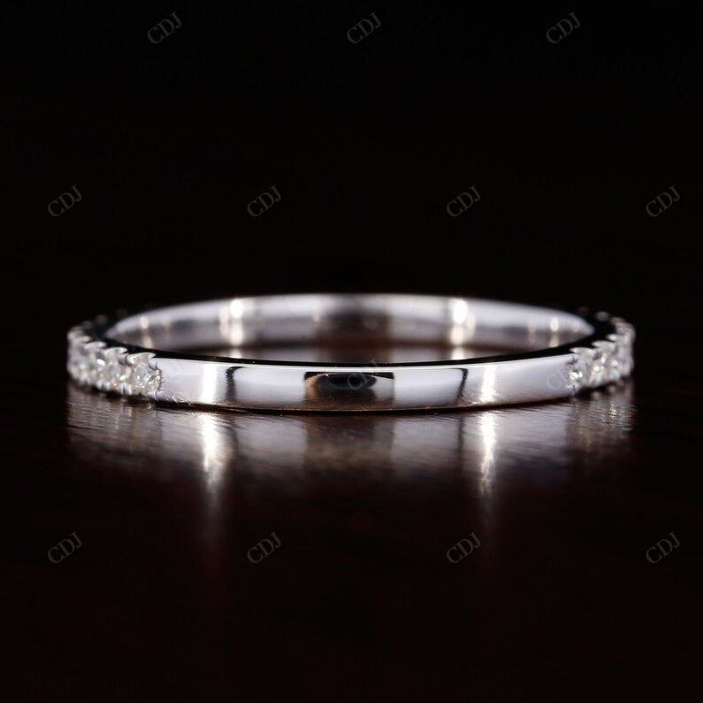 Round Cut Natural Diamond 3/4 Eternity Wedding Band  customdiamjewel   