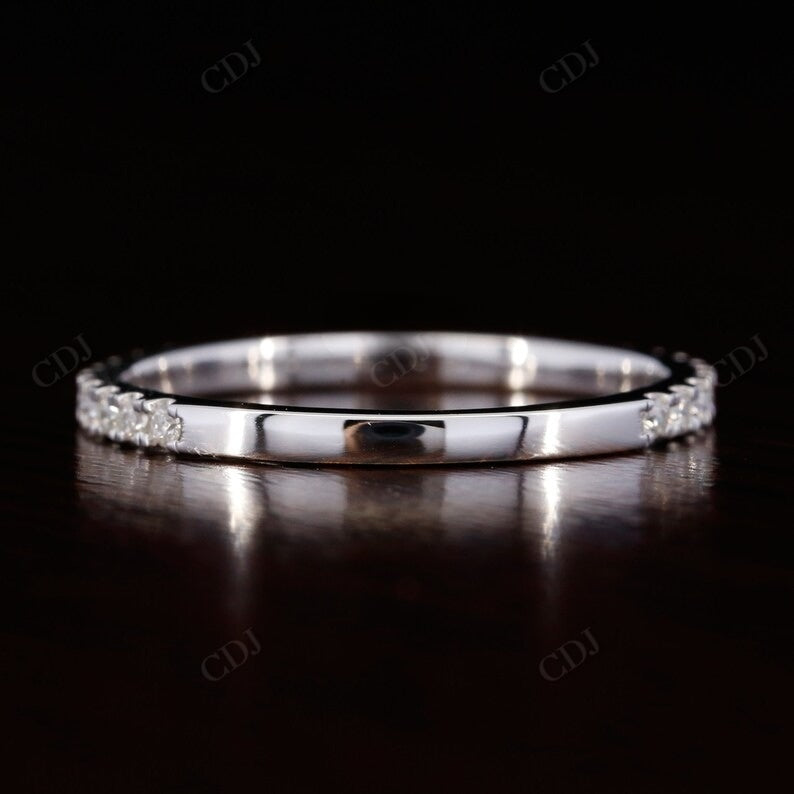 Lab Grown Diamond 0.2CTW Eternity Wedding Band  customdiamjewel   