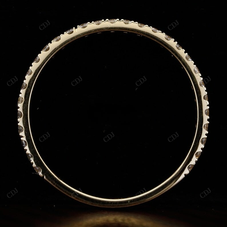 Round Cut Natural Diamond 3/4 Eternity Wedding Band  customdiamjewel   