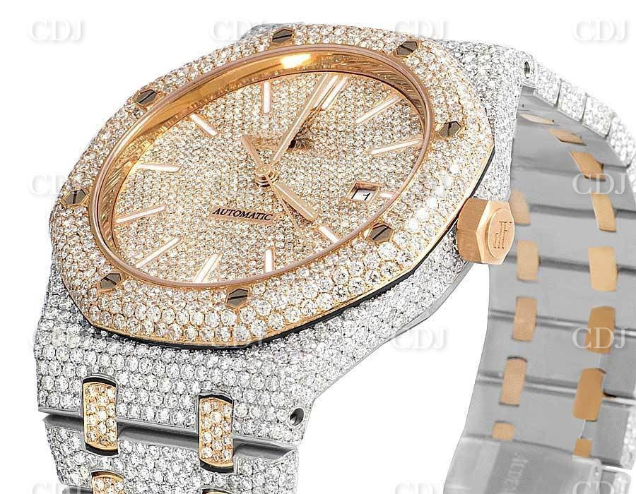 Earth Minded Diamond Watch For Men Hip Hop Watch For Rappers Sparkling Iced Out Diamond Watch  customdiamjewel   