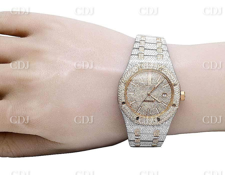 Earth Minded Diamond Watch For Men Hip Hop Watch For Rappers Sparkling Iced Out Diamond Watch  customdiamjewel   