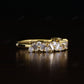 Baguette and Round Diamond Half Eternity Wedding Band  customdiamjewel   