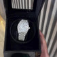 New Trends Iced Out Arabic Dial Watch hip hop jewelry CustomDiamJewel   